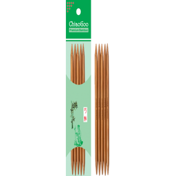 Спицы чулочные бамбуковые ChiaoGoo 15 см