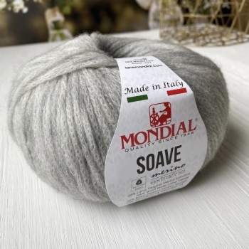 Mondial Soave цвет 980 серый меланж